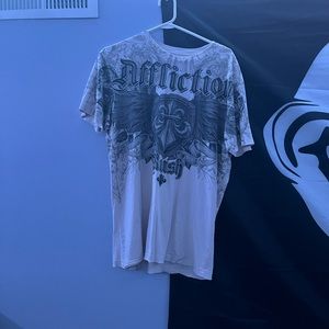 affliction RUSH super hard y2k shirt love this thing but it’s time for it to go